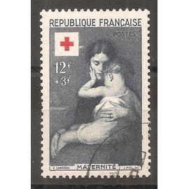 1006 (1954) Croix-Rouge Maternité Oblitéré (cote 12,5e) (7392)