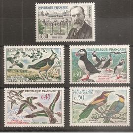 1273 à 1277 (1960) Série des Oiseaux / André Honnorat N** (cote 2,7e) (8747)