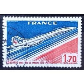 France timbre de poste aérienne° 49 mise en service du Concorde