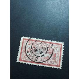 France timbre type Merson° 119 40c rouge et bleu