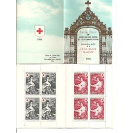 CR 2017 (1968) Carnet Croix-Rouge 1580 Printemps - 1581 Automne Mignard N** (cote 8e)