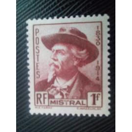 timbre FRANCE Y T 495 Fréderic Mistral (1830-1914) poète, Prix Nobel 1904 1941 ( 211206 )