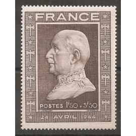606 (1944) 88ème anniversaire de Pétain N** (cote 4,6e) (8792)