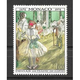 Monaco timbre 1974 n° 968 la classe de danse d