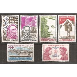 1768 à 1773 (1973) Série de timbres neufs N** (cote 4,2e) (8782)