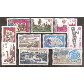1783 à 1792 (1974) Série de timbres neufs N** (cote 6,55e) (8783)
