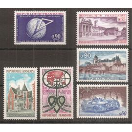 1756 à 1761 (1973) Série de timbres neufs N** (cote 3,9e) (8819)