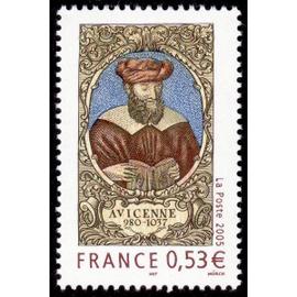 france 2005, très beau timbre neuf** luxe yvert 3852, avicenne, médecin et philosophe.