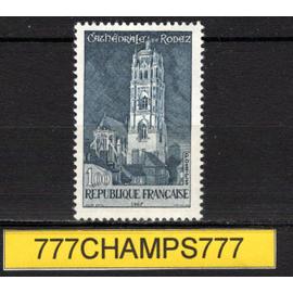 cathédrale de rodez. 1966. y & t 1504