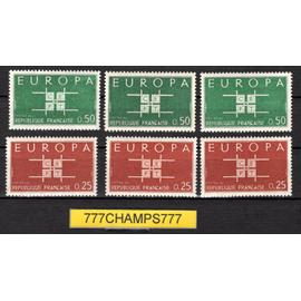 europa. 1963. y & t 1396, 1397