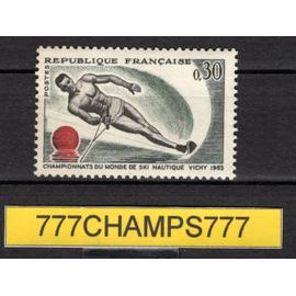 championnat du monde de ski nautique. 1963. y & t 1395