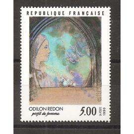 2635 (1990) Odilon Redon Profil de Femme N** (cote 2,75e) (0953)