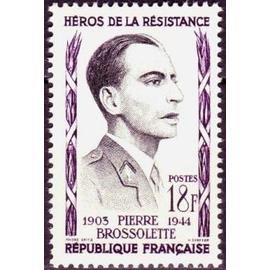 Timbre France 1957 Neuf - Pierre Brossolette (1903-1944) - 18f Yt 1103