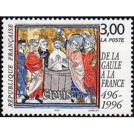 Timbre France 1996, Neuf -De La Gaule À La France Clovis (496-1996)- 3.00 Yt 3024