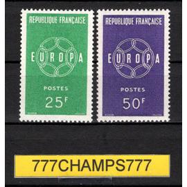 europa. 1959. y & t 1218, 1219