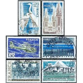 france 1974 / 1975, beaux timbres yvert 1804 1805 le RER et l