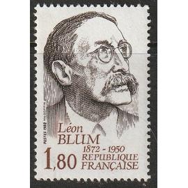 Hommage à Léon Blum, écrivain et homme politique. Timbre neuf** 1982 n° 2251