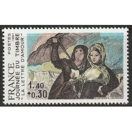 Journée du timbre 1981, oeuvre de Goya. La lettre d