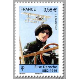 france 2010, très beau timbre neuf** luxe yvert 4504, au profit de la croix rouge, pionniers de l