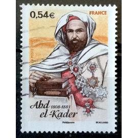 Emir Abd El-Kader 0,54&euro; (Très Joli n° 4145) Obl - France Année 2008 - brn83 - N14904