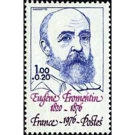Timbre France 1976 Neuf- Eugène Fromentin (1820-1876) - 1.00+.020 Yt 1897
