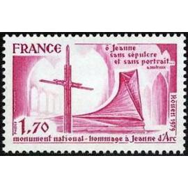 Timbre France 1979 Neuf- Jeanne D