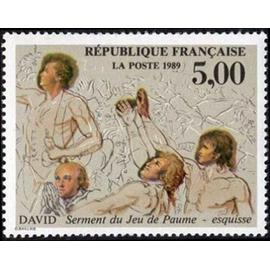 Timbre France 1989, Neuf - « Le Serment Du Jeu De Paume » - Fraternité - 5.00 Yt 2591