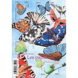 Feuillet de timbres 2010 Les papillons