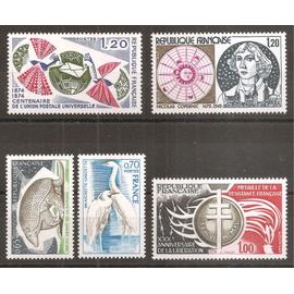 1817 à 1821 (1974) Série de timbres neufs N** (cote 3,1e) (9030)