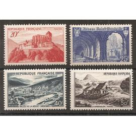 841A à 843 (1949) Série Monuments et Sites N* (cote 12,3e) (7232)