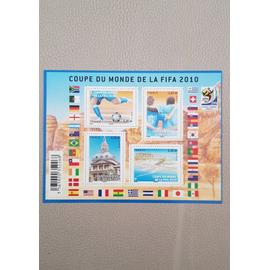 Bloc de timbres Coupe du Monde FIFA 2010