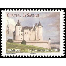 Timbre France 2012 Oblitéré - Château de Saumur- Yt Adhésif - N° 717