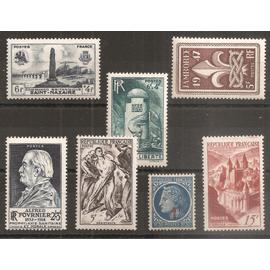 786 à 792 (1947) Série de timbres neufs N** (cote 9,35e) (7739)