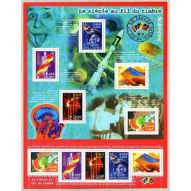 france 2001, très beau bloc feuillet neuf** luxe yvert 39, 2 x 5 timbres yvert 3422 l
