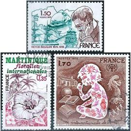 france 1979, beaux timbres yvert 2028 année de l