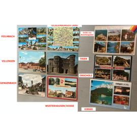 Allemagne : Pièces - timbres - cartes postales - enveloppes & cartes philatéliques - dépliant : 5 enveloppes & 3 cartes philatéliques /24 CP/ 7 Pièces Allemagne, R.F.A. / 6 timbres neufs & 85 oblitéré