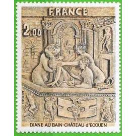 France 1979, très beau timbre neuf** luxe yvert 2053 - Diane au bain - Sculpture du Château d