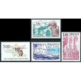 france 1979, très beaux timbres neufs** luxe yvert 2034 victor segalen, 2039 l