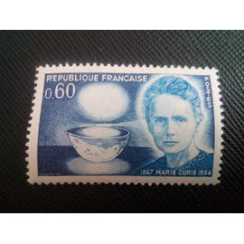 timbre FRANCE Y T 1533 Marie Sklodowska-Curie (1867-1934) 1967 ( 160607 )