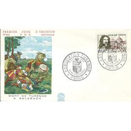 france 1960, très belle enveloppe 1er jour FDC 340A, timbre 1258, henri de la tour d
