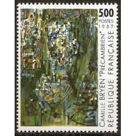 france 1987, très beau timbre neuf** luxe yvert 2493, Art : Peinture de Camille Bryen (1907-1977), 