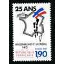 rassemblement mondial nice / 25 ans après / timbre neuf 1987 y & t n° 2481