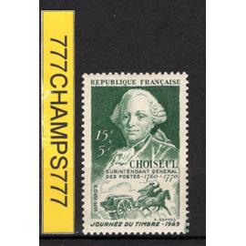 journée du timbre. choiseul. 1949. y & t 828
