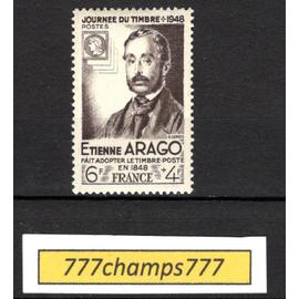journée du timbre. etienne arago. 1948. y & t 794