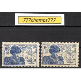 journée du timbre. louis X I. 1945. y & t 743