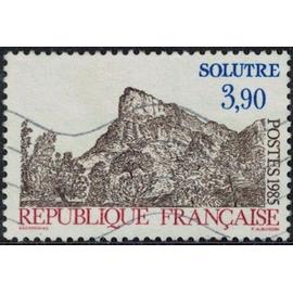 France 1985 Oblitéré Used La Roche de Solutré Escarpement Calcaire Y&T FR 2388 SU