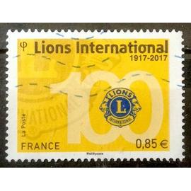 Lions Club International 0,85&euro; (Superbe n° 5152) Oblitération Très Légère / Propre / Bleue - France Année 2017 - brn83 - N32075