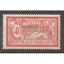 119 (1900) Merson 40c rouge et bleu N* (cote 16e) (7079)