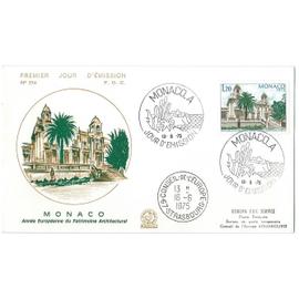 Envelope 1er jour 13/05/1975 MONACO "Année européenne du patrimoine architectural" timbre n° 1016 ?