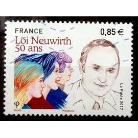 Loi Neuwirth - Cinquantenaire 0,85&euro; (Superbe n° 5121) Oblitération Très Légère / Propre / Bleue - France Année 2017 - brn83 - N28270